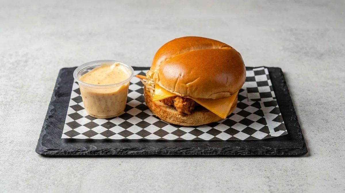 Spicy Korean Chicken Burger