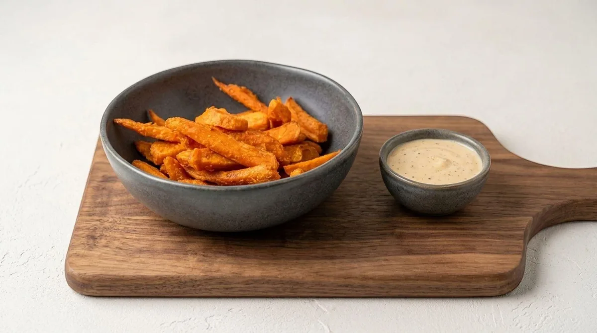 Garlic Aioli Fries (Sweet Potato)